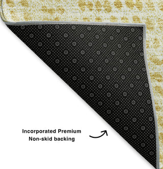 Piper Looms Mayfield Diamond AMF591 Wheat Machine Washable Area Rug Backing Image