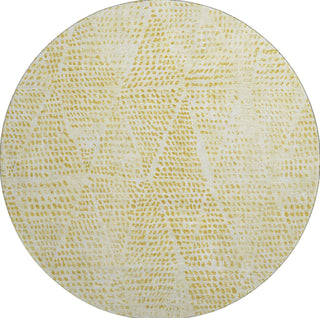Piper Looms Mayfield Diamond AMF591 Wheat Machine Washable Area Rug Round Main Image