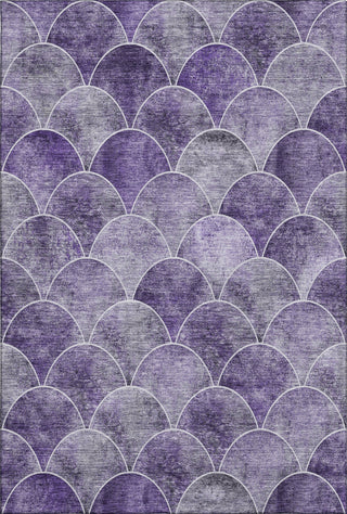 Piper Looms Mayfield Modern AMF594 Purple Machine Washable Area Rug main image