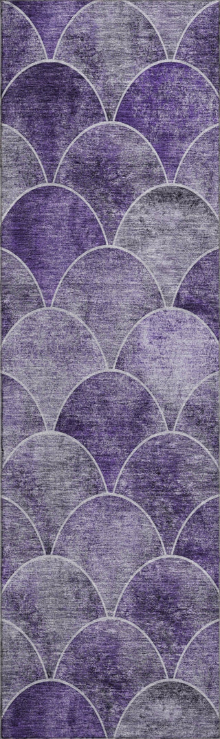 Piper Looms Mayfield Modern AMF594 Purple Machine Washable Area Rug Runner Main Image