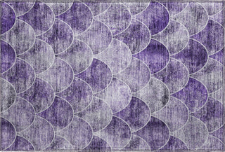 Piper Looms Mayfield Modern AMF594 Purple Machine Washable Area Rug Scatter Main Image