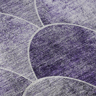 Piper Looms Mayfield Modern AMF594 Purple Machine Washable Area Rug Swatch Image