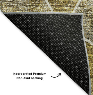 Piper Looms Mayfield Modern AMF594 Taupe Machine Washable Area Rug Backing Image