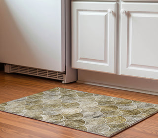 Piper Looms Mayfield Modern AMF594 Taupe Machine Washable Area Rug Scatter Lifestyle Image Feature