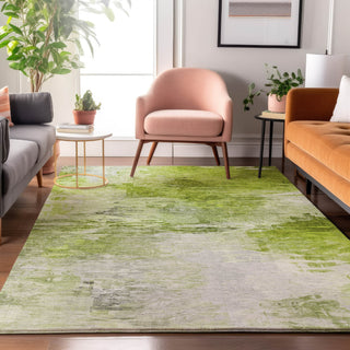 Piper Looms Mayfield Modern AMF595 Aloe Machine Washable Area Rug Lifestyle Image Feature