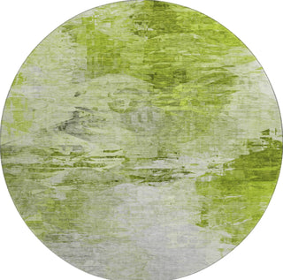 Piper Looms Mayfield Modern AMF595 Aloe Machine Washable Area Rug Round Main Image