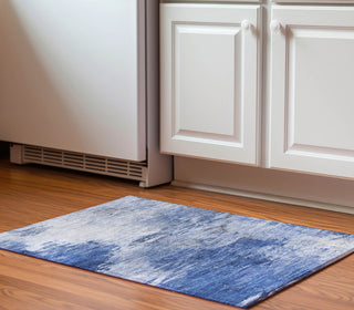 Piper Looms Mayfield Modern AMF595 Blue Machine Washable Area Rug Scatter Lifestyle Image Feature