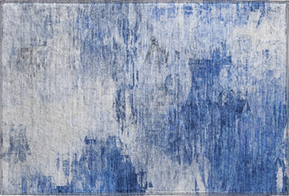 Piper Looms Mayfield Modern AMF595 Blue Machine Washable Area Rug Scatter Main Image