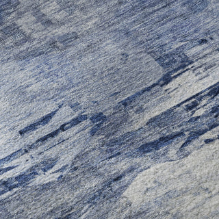 Piper Looms Mayfield Modern AMF595 Blue Machine Washable Area Rug Swatch Image