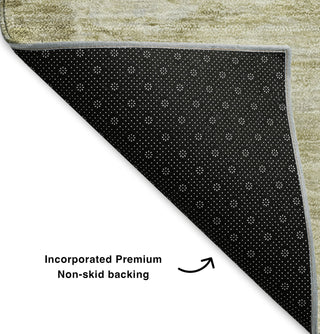 Piper Looms Mayfield Modern AMF595 Gold Machine Washable Area Rug Backing Image