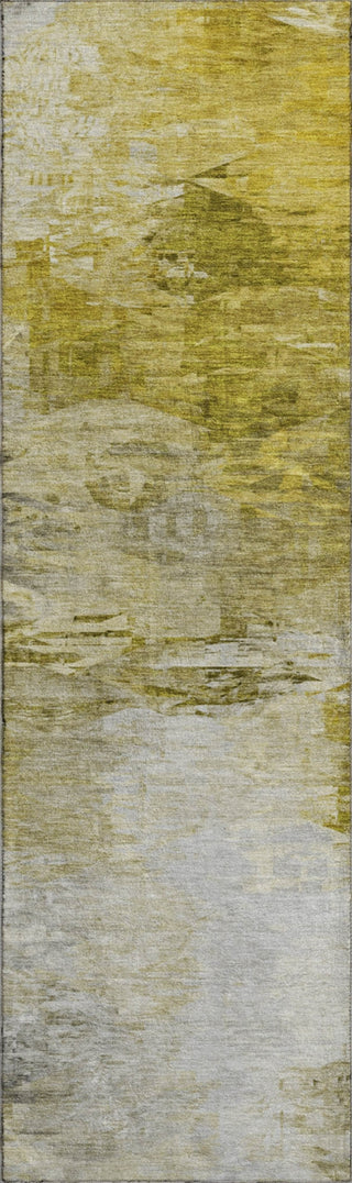 Piper Looms Mayfield Modern AMF595 Gold Machine Washable Area Rug Runner Main Image