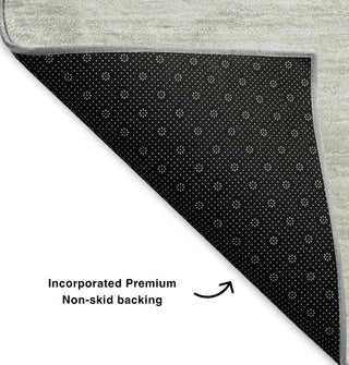 Piper Looms Mayfield Modern AMF595 Ivory Machine Washable Area Rug Backing Image