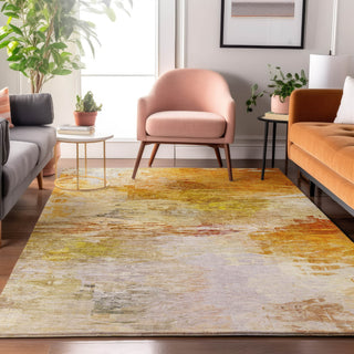 Piper Looms Mayfield Modern AMF595 Paprika Machine Washable Area Rug Lifestyle Image Feature