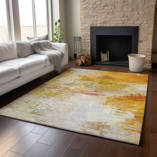 Piper Looms Mayfield Modern AMF595 Paprika Machine Washable Area Rug Lifestyle Image Feature