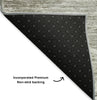 Piper Looms Mayfield Abstract AMF597 Beige Machine Washable Area Rug Backing Image