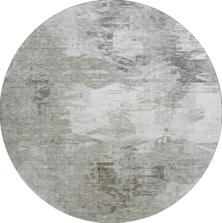 Piper Looms Mayfield Abstract AMF597 Beige Machine Washable Area Rug Round Main Image