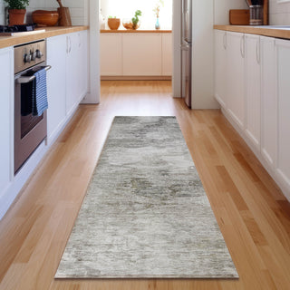 Piper Looms Mayfield Abstract AMF597 Beige Machine Washable Area Rug Runner Lifestyle Image Feature