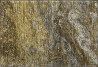 Piper Looms Mayfield Abstract AMF599 Brown Machine Washable Area Rug Scatter Main Image