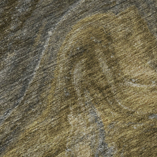 Piper Looms Mayfield Abstract AMF599 Brown Machine Washable Area Rug Swatch Image