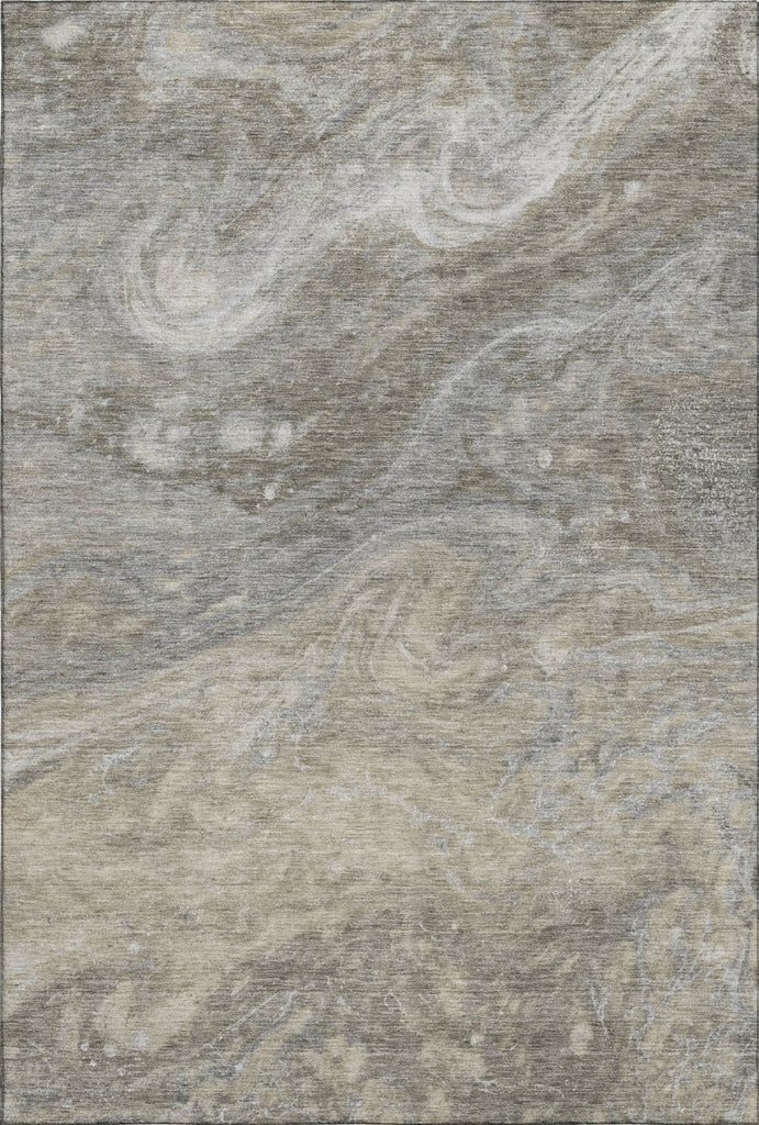 Piper Looms Mayfield Abstract AMF599 Taupe Machine Washable Area Rug main image