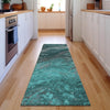Piper Looms Mayfield Abstract AMF599 Teal Machine Washable Area Rug Runner Lifestyle Image Feature