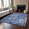 Piper Looms Mayfield Novelty AMF600 Blue Machine Washable Area Rug Lifestyle Image Feature