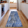 Piper Looms Mayfield Novelty AMF600 Blue Machine Washable Area Rug Runner Lifestyle Image Feature