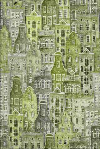 Piper Looms Mayfield Novelty AMF600 Green Machine Washable Area Rug main image