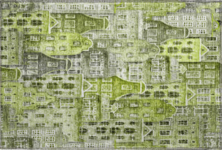 Piper Looms Mayfield Novelty AMF600 Green Machine Washable Area Rug Scatter Main Image