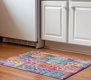 Piper Looms Mayfield Novelty AMF600 Red Machine Washable Area Rug Scatter Lifestyle Image Feature