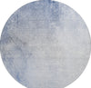 Piper Looms Mayfield Modern AMF601 Blue Machine Washable Area Rug Round Main Image