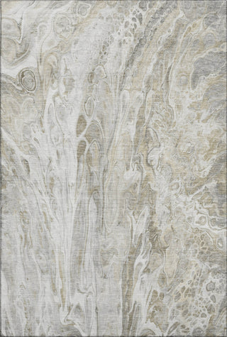 Piper Looms Mayfield Abstract AMF602 Taupe Machine Washable Area Rug main image