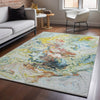Piper Looms Mayfield Abstract AMF603 Ivory Machine Washable Area Rug Lifestyle Image Feature
