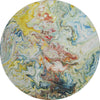 Piper Looms Mayfield Abstract AMF603 Ivory Machine Washable Area Rug Round Main Image