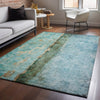 Piper Looms Mayfield Modern AMF605 Blue Machine Washable Area Rug Lifestyle Image Feature