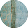 Piper Looms Mayfield Modern AMF605 Blue Machine Washable Area Rug Round Main Image