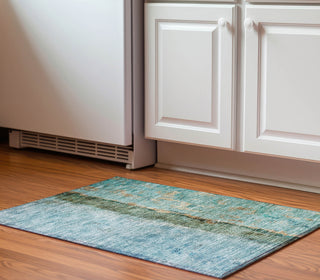 Piper Looms Mayfield Modern AMF605 Blue Machine Washable Area Rug Scatter Lifestyle Image Feature