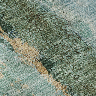 Piper Looms Mayfield Modern AMF605 Blue Machine Washable Area Rug Swatch Image