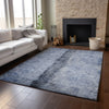 Piper Looms Mayfield Modern AMF605 Denim Machine Washable Area Rug Lifestyle Image Feature