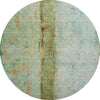 Piper Looms Mayfield Modern AMF605 Green Machine Washable Area Rug Round Main Image