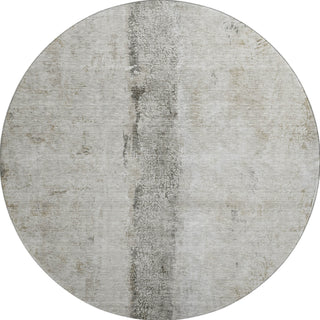 Piper Looms Mayfield Modern AMF605 Taupe Machine Washable Area Rug Round Main Image