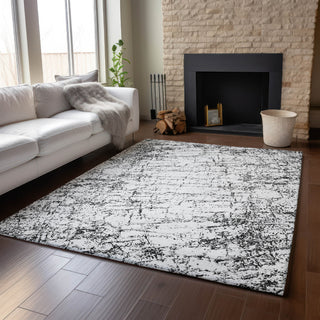 Piper Looms Mayfield Organic AMF606 Black Machine Washable Area Rug Lifestyle Image Feature