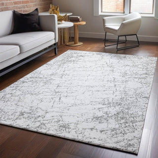 Piper Looms Mayfield Organic AMF606 Gray Machine Washable Area Rug Lifestyle Image Feature