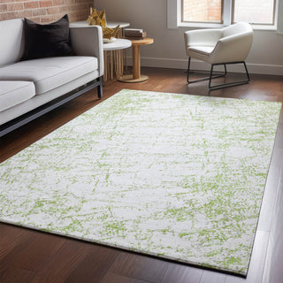Piper Looms Mayfield Organic AMF606 Green Machine Washable Area Rug Lifestyle Image Feature