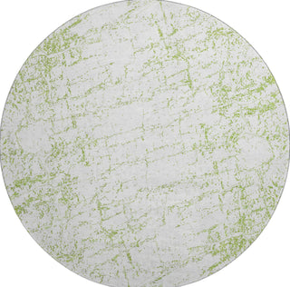 Piper Looms Mayfield Organic AMF606 Green Machine Washable Area Rug Round Main Image