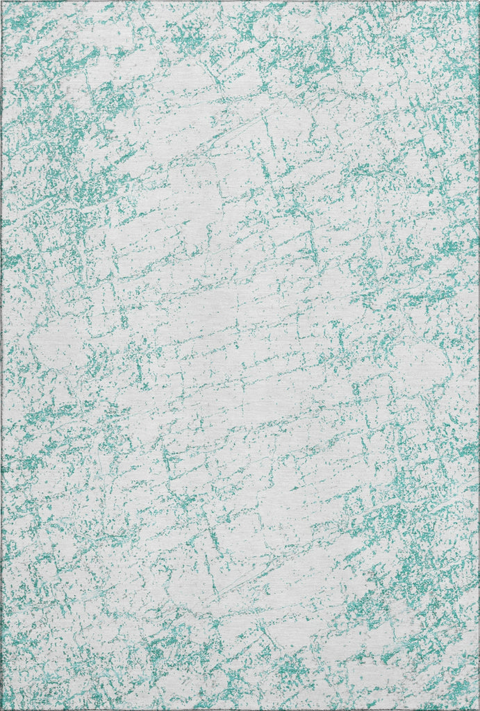 Piper Looms Mayfield Organic AMF606 Teal Machine Washable Area Rug main image