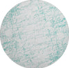 Piper Looms Mayfield Organic AMF606 Teal Machine Washable Area Rug Round Main Image
