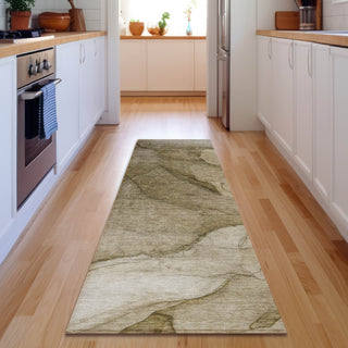 Piper Looms Mayfield Modern AMF607 Brown Machine Washable Area Rug Runner Lifestyle Image Feature
