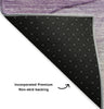 Piper Looms Mayfield Modern AMF607 Purple Machine Washable Area Rug Backing Image