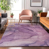 Piper Looms Mayfield Modern AMF607 Purple Machine Washable Area Rug Lifestyle Image Feature
